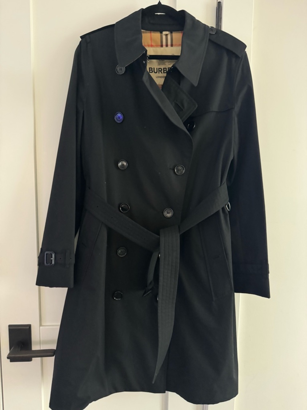 Burberry Kensington Mid-length (39”) Heritage Trench Coat US size 14 - Picture 4 of 15